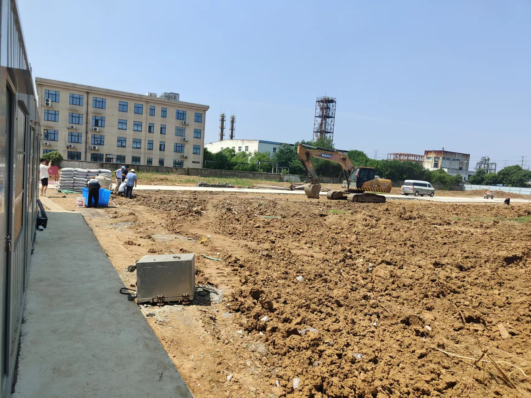 水性樹脂廠破土動工